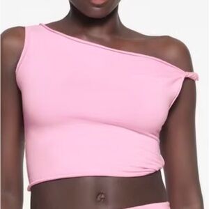SKIMS Cotton Candy Cotton Twist Cropped